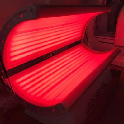 Red light therapy bed